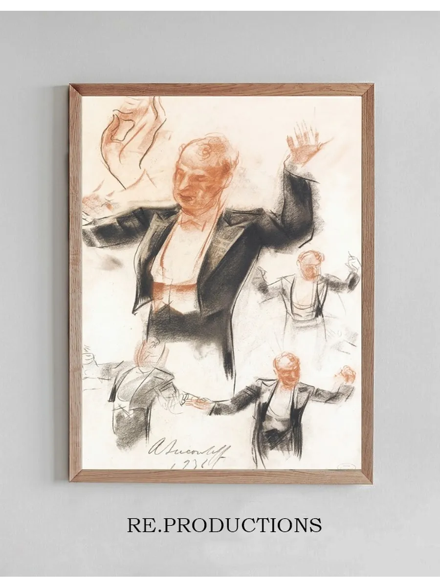 Sergei Kusevitsky Conducting The Boston Symphony Orchestra