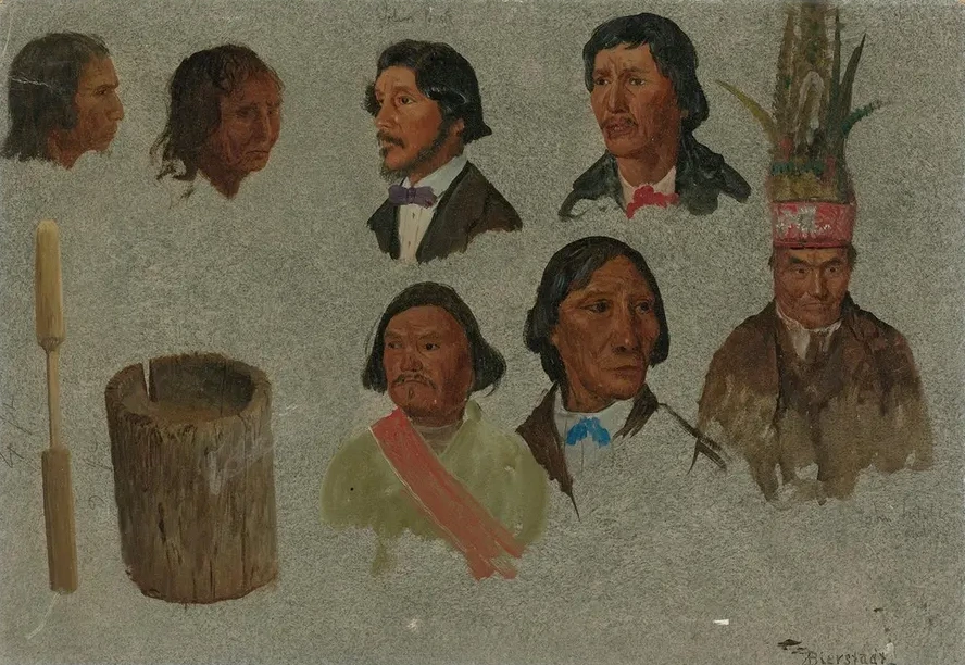 Seven Indian Portraits And One Primitive Utensil