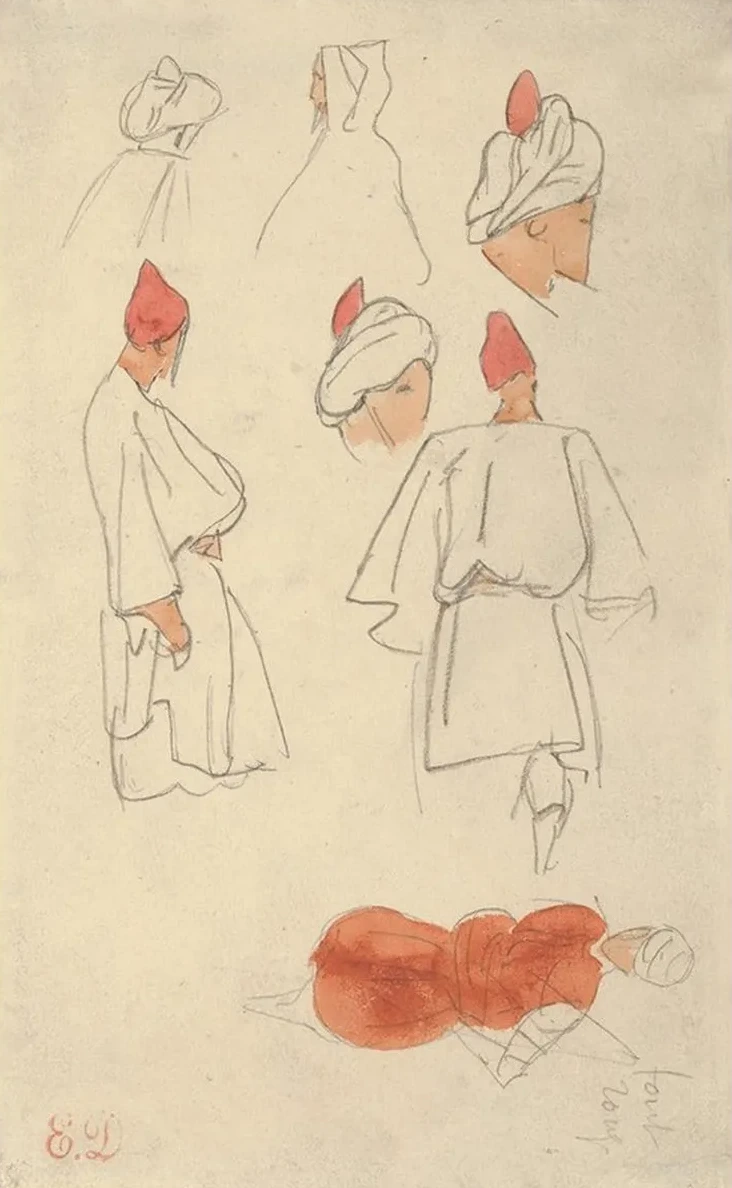 Seven Studies of Moroccan Men's Costume