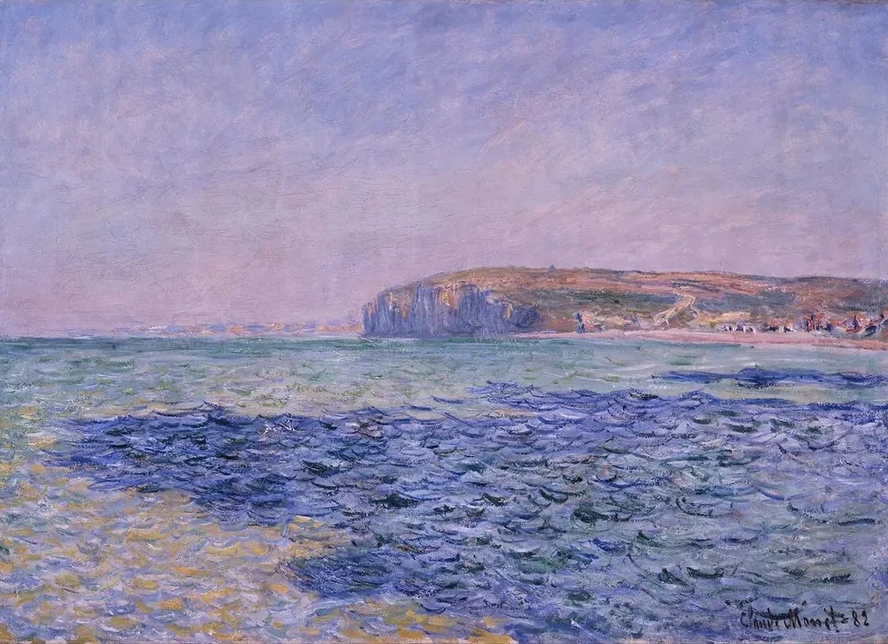 Shadows on the Sea. The Cliffs at Pourville
