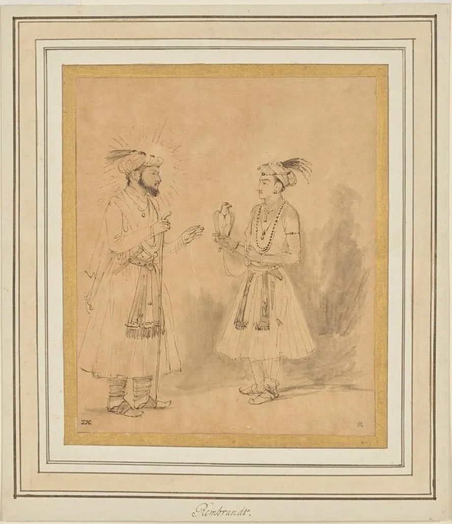 Shah Jahan and Dara Shikoh