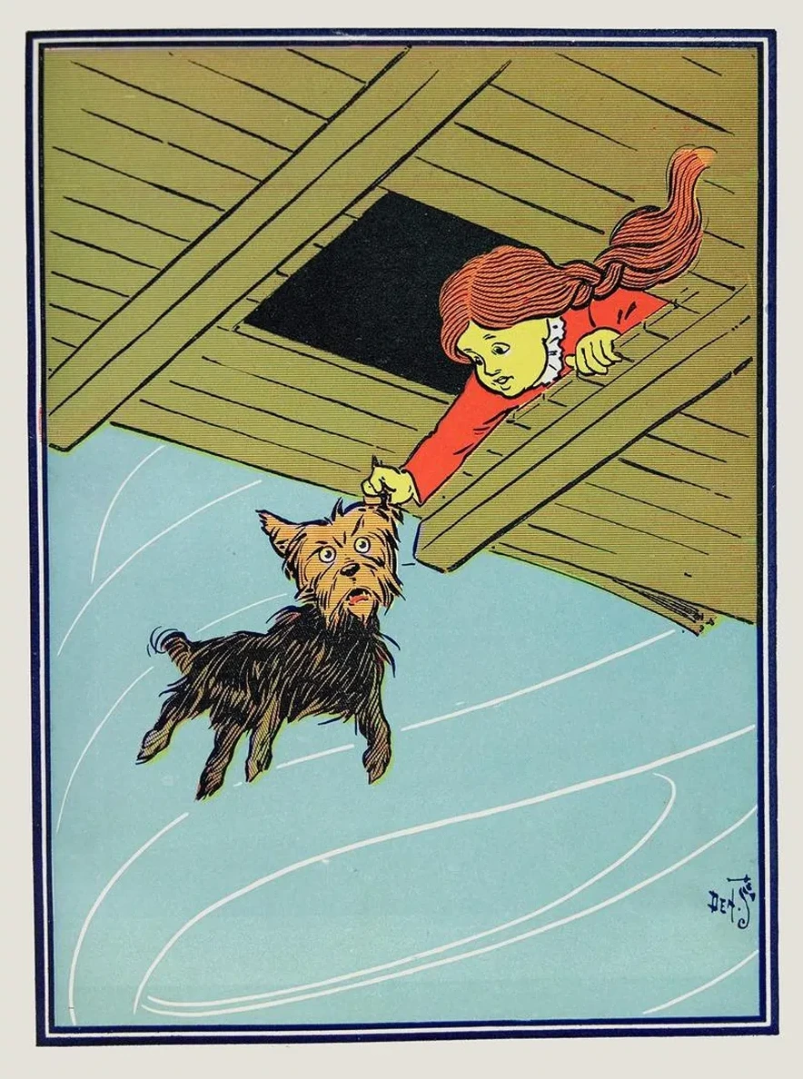 She Caught Toto by the Ear