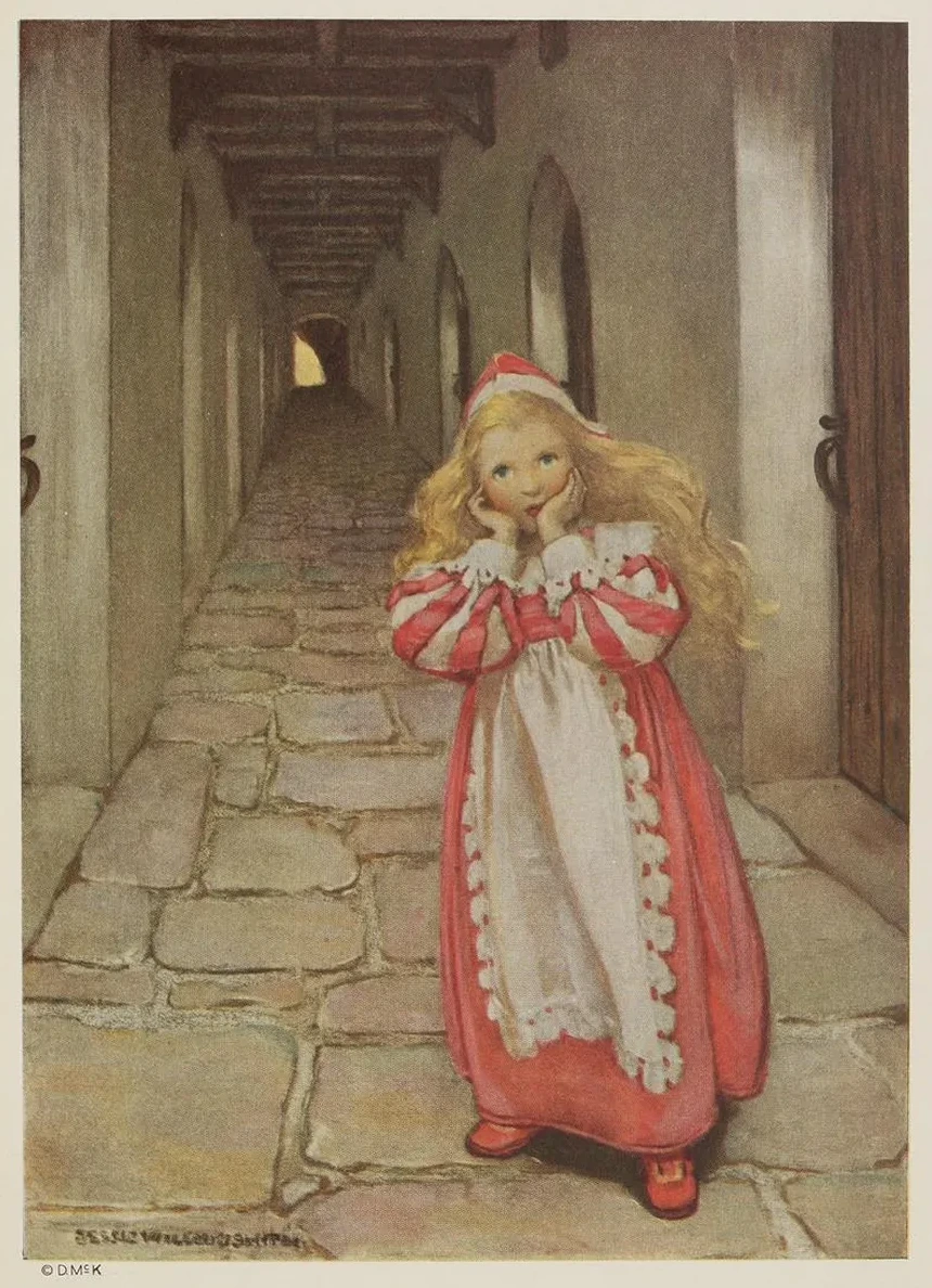 She Ran for Some Distance, Turned Several Times, and Then Began to Be Afraid
