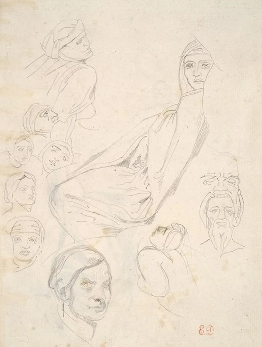 Sheet of North African PencilStudies