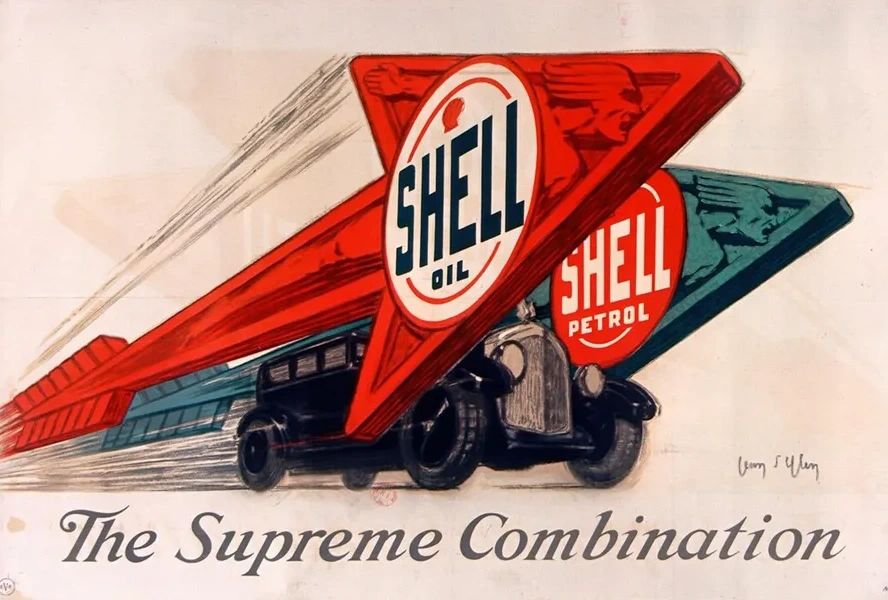 Shell Oil Shell Petrol the Supreme Combination