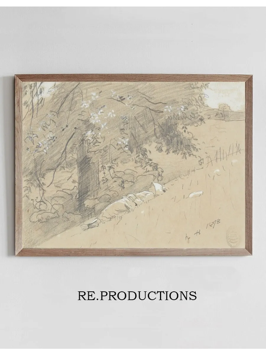 Shepherdess Resting Under a Tree