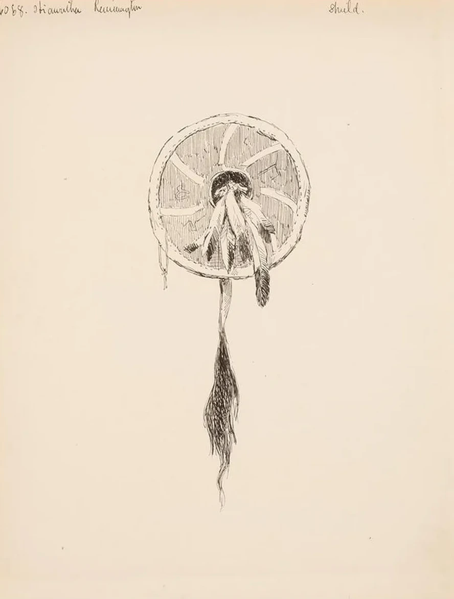 Shield, Illustration for the Song of Hiawatha
