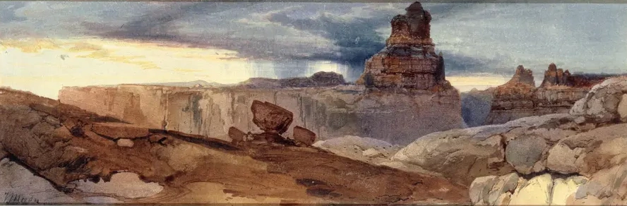 Shin - Au - Av - Tu - Weap (God Land), Ca on Of The Colorado. Utah Ter