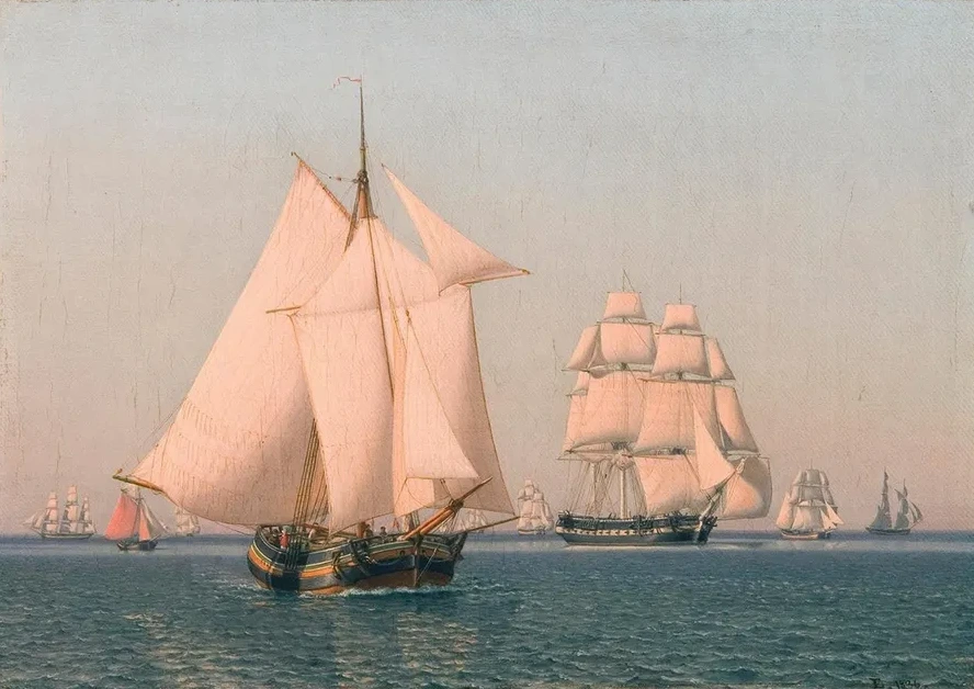 Ships Under Sail in a MILD Breeze on a Clear Summer's Afternoon