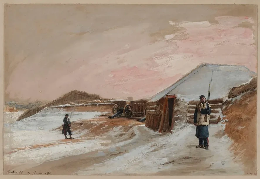 Si Ge de Paris, Bastion 63, le 11 Janvier 1871