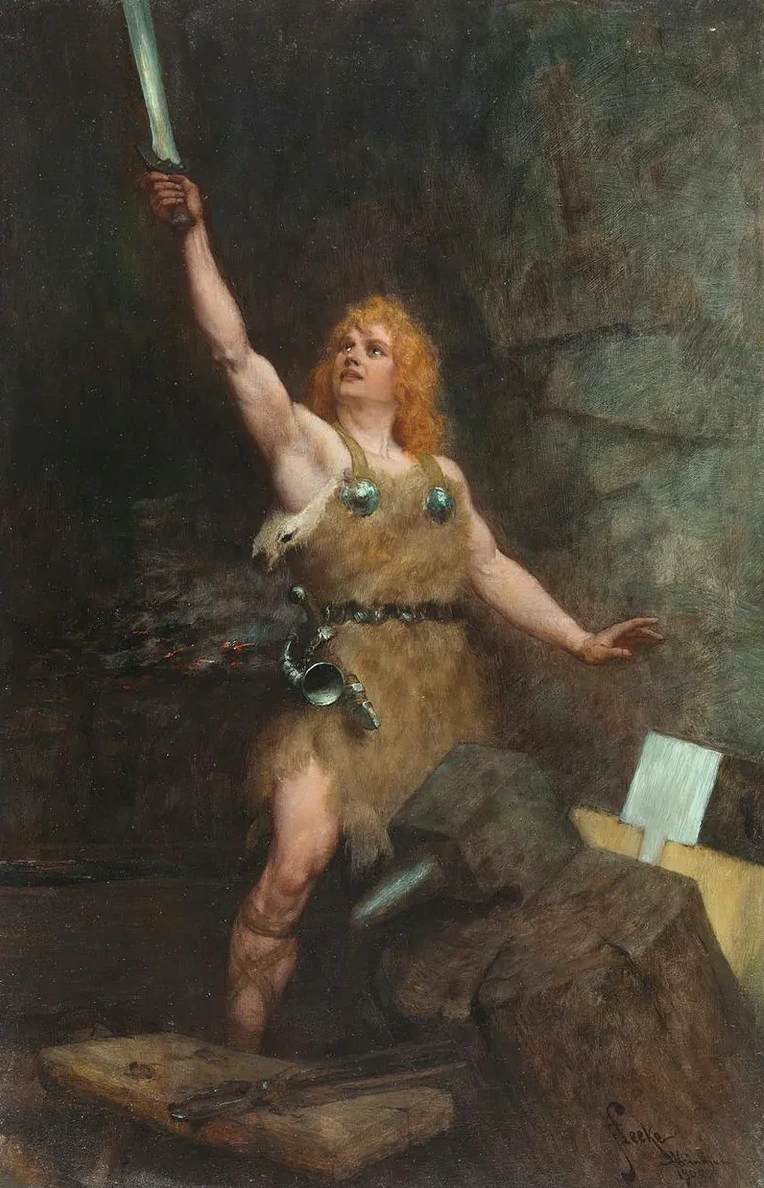 Siegfried in Der Schmiede