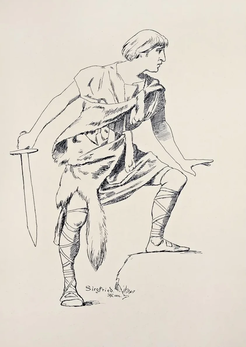 Siegfried, Brunnhilde Gewahrend