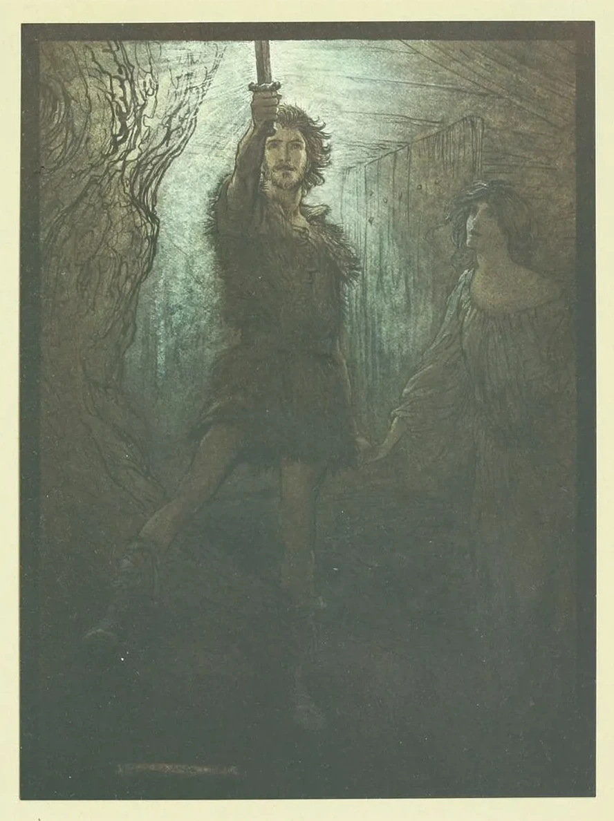 Siegmund the Walsung, Thou Dost See as Bride - Gift He Brings Thee This Sword