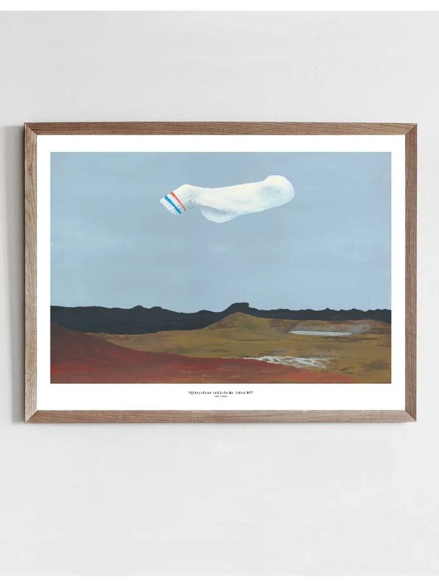 Sighting of Giant Sock in the Sky Iceland 1973