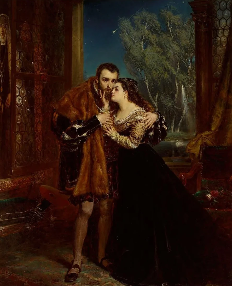 Sigismund Augustus with Barbara at the Radziwi Court in Vilnius