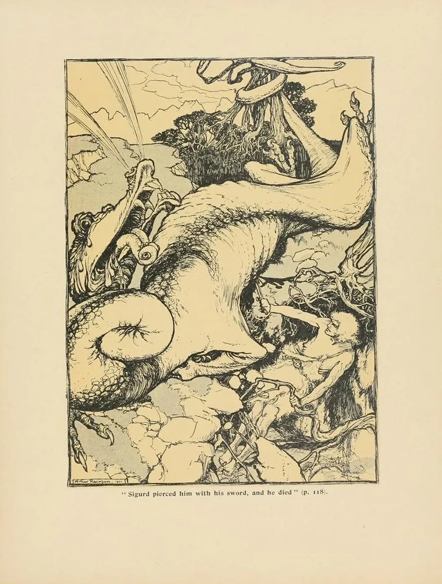 Sigurd Pierced Him with His Sword, and He Died