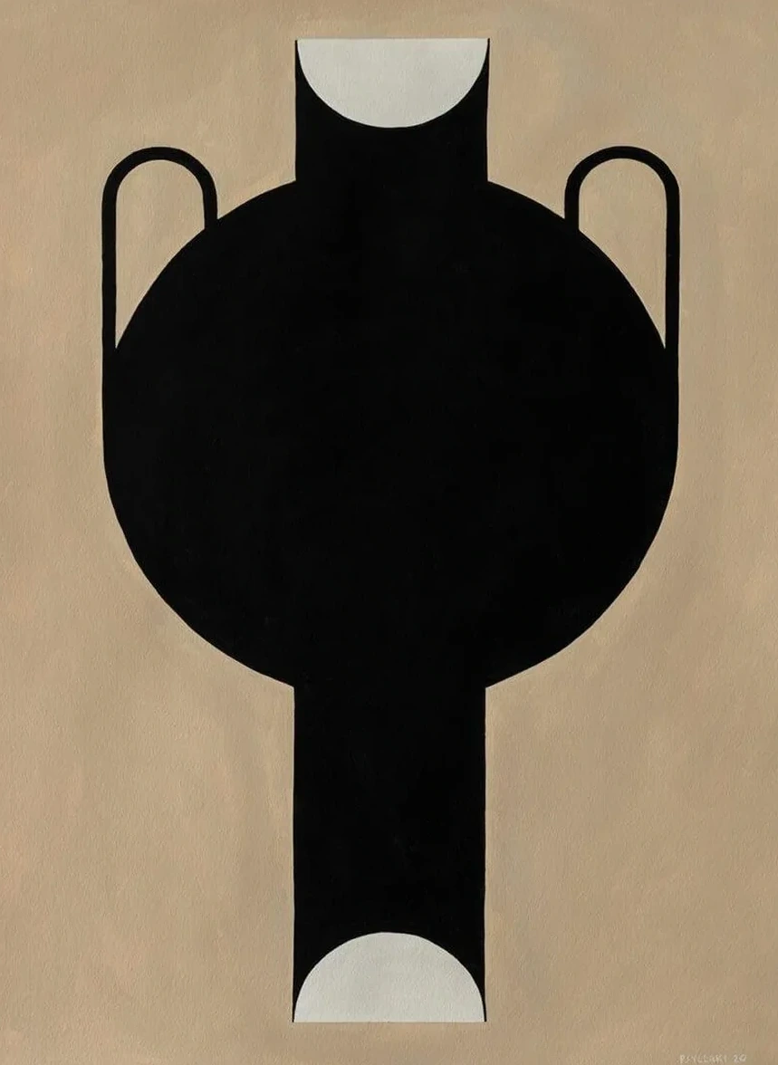 Silhouette Of A Vase