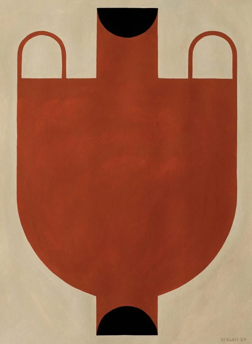 Silhouette Of A Vase