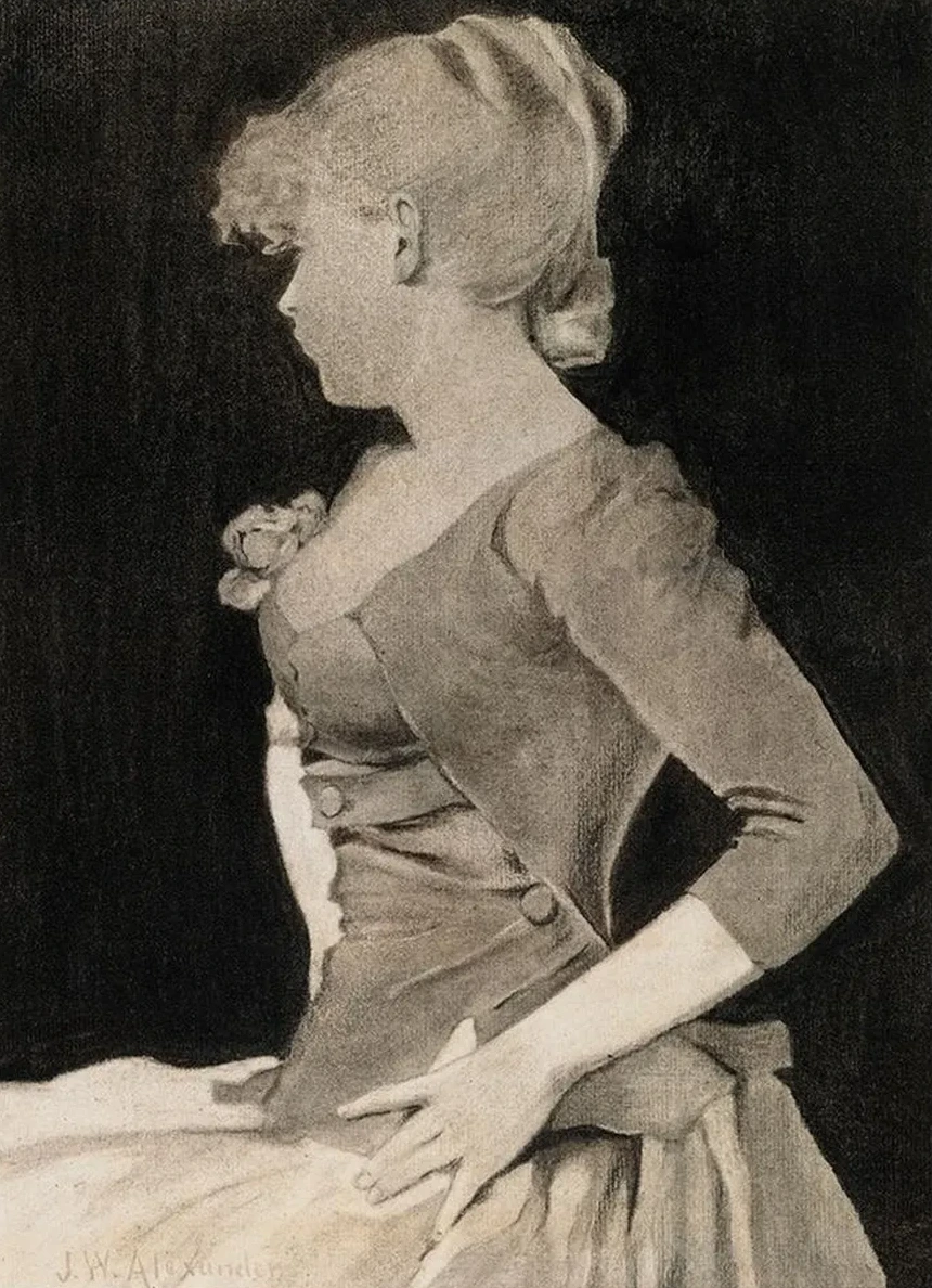 Silhouette of a Young Girl