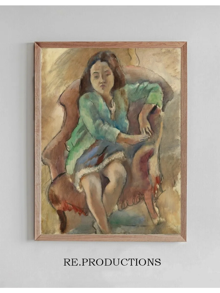Simone D alal (Jeune Fille Dans Une Berg re)