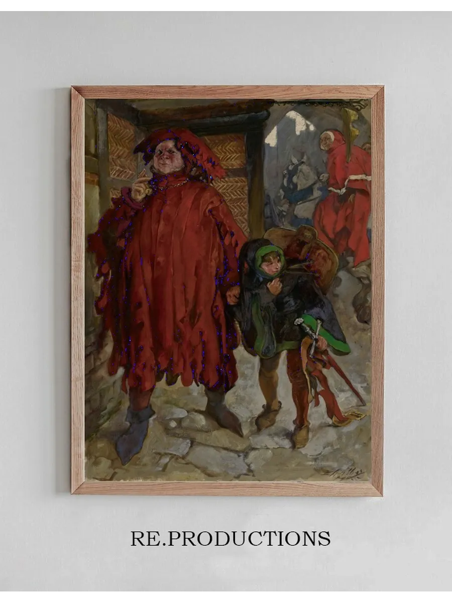 Sir John Falstaff with His Page, King Henry IV, Part II, Act I, Scene II