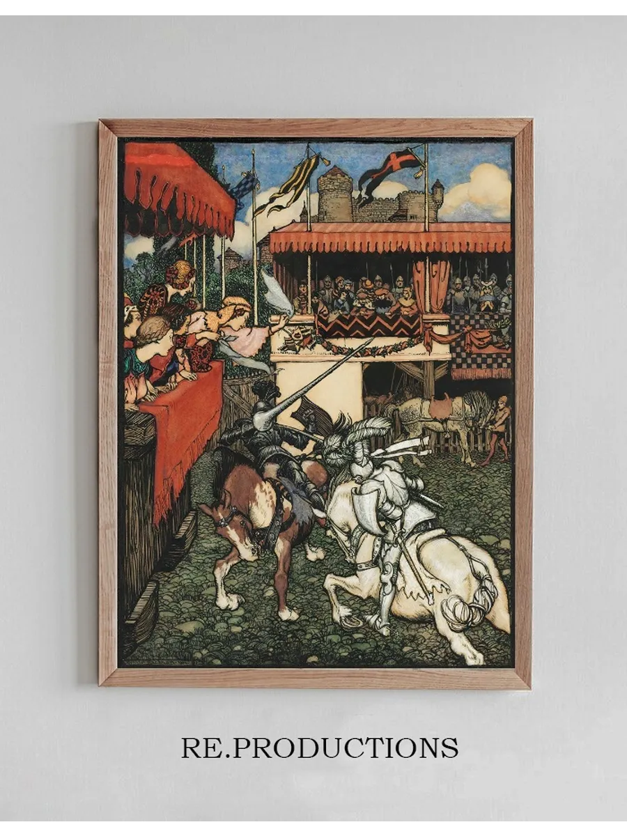 Sir Tristram defeats Sir Palamedes in Ireland