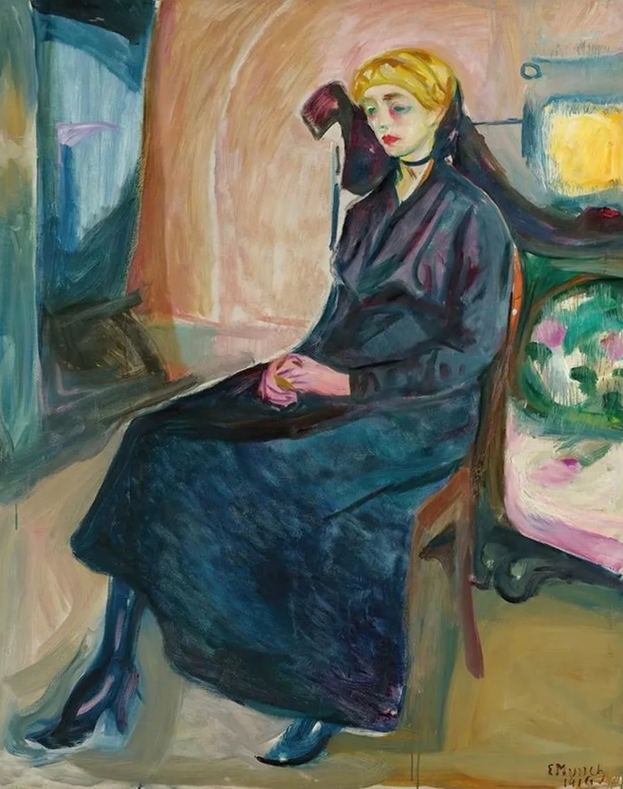 Sittende Ung Kvinne (Seated Young Woman)