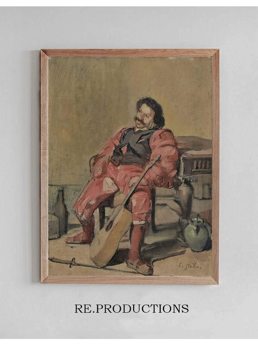 Sitting Man WithGuitar