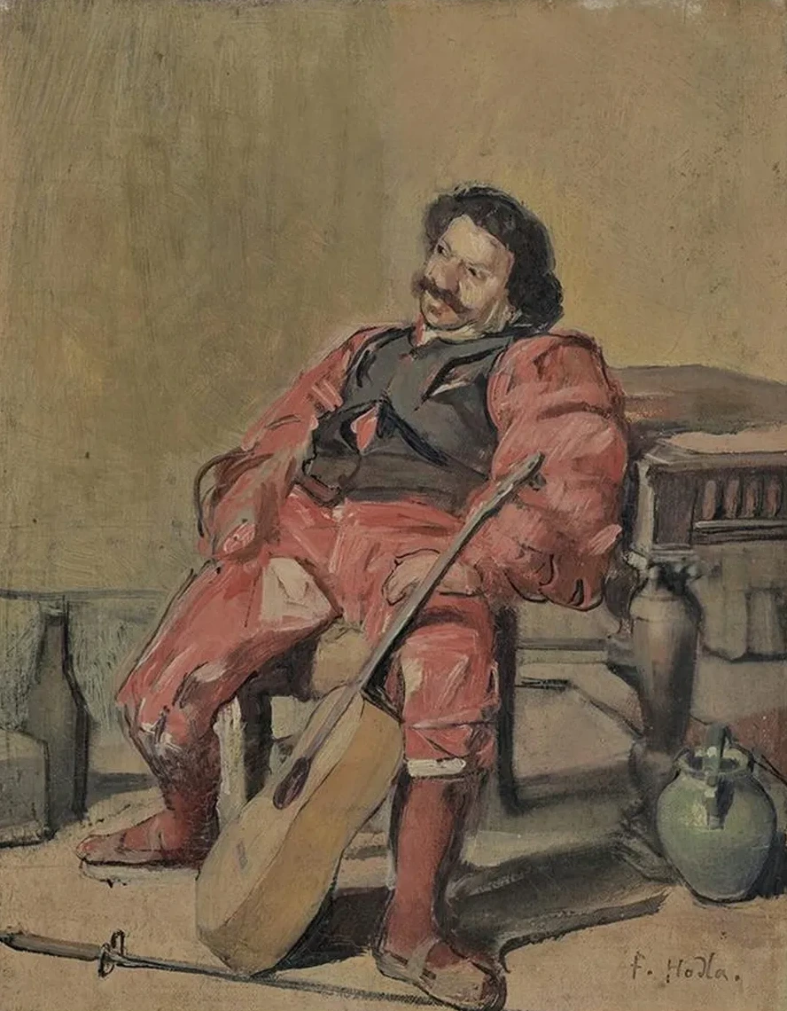 Sitting Man WithGuitar