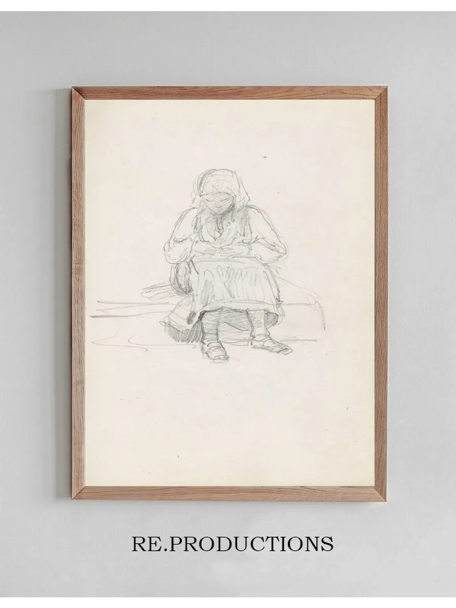 Sitting Female Figure