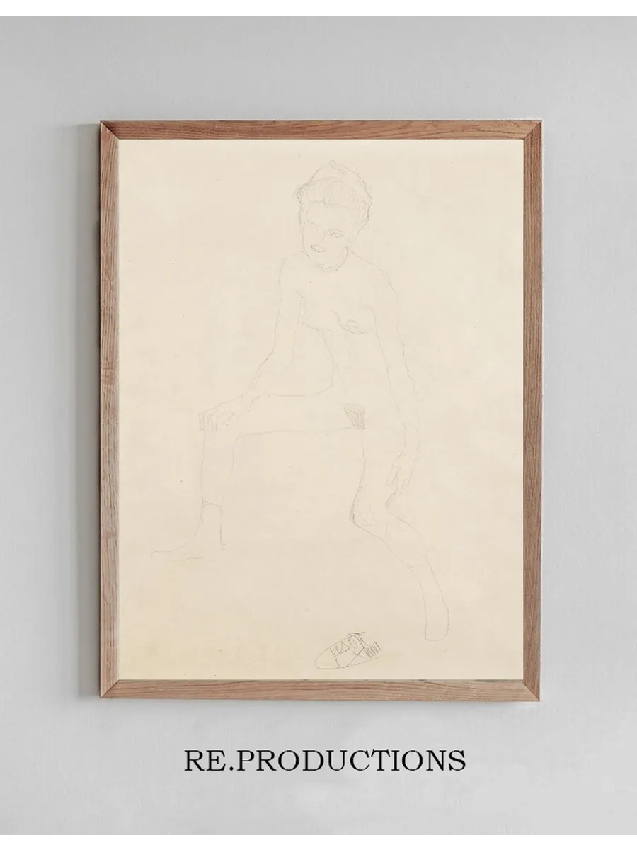 Sitting Female Nude