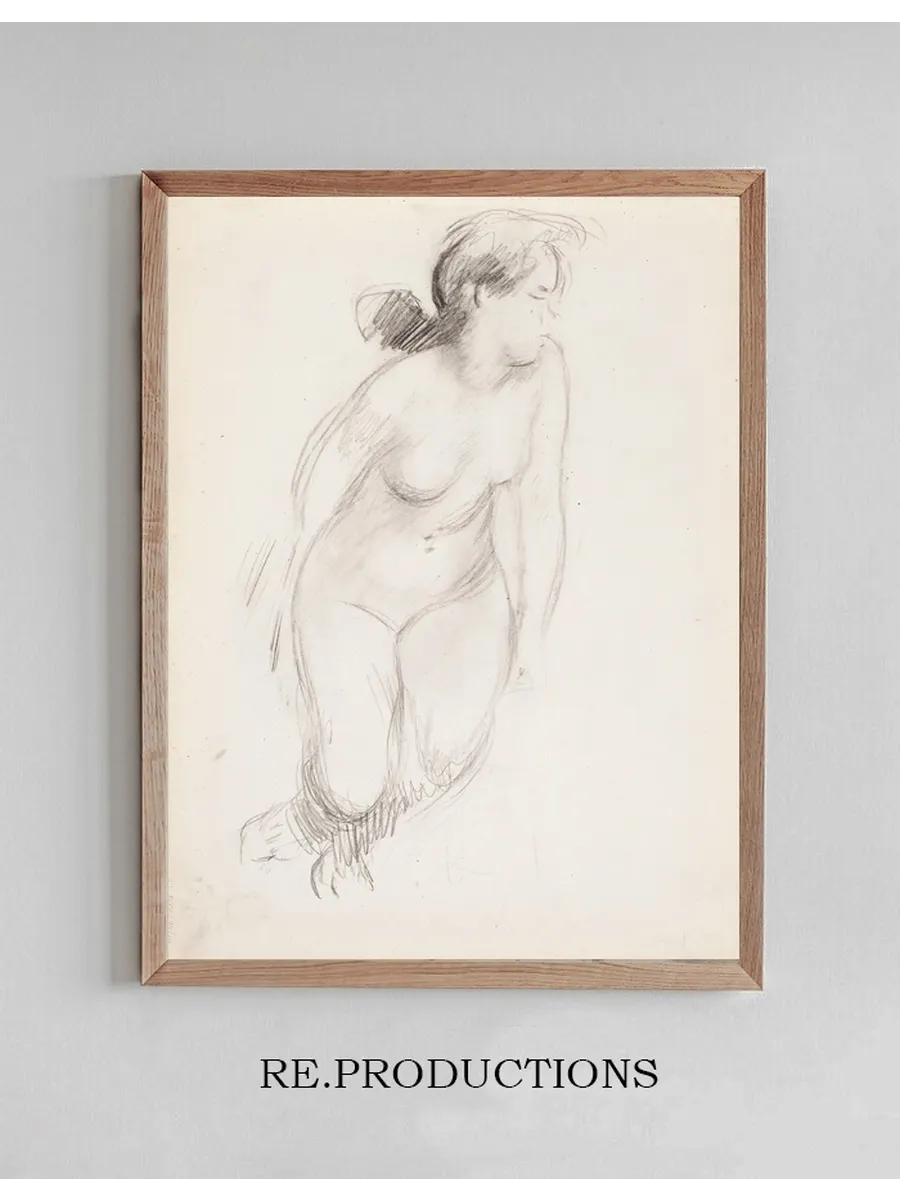 Sitting Naked Woman
