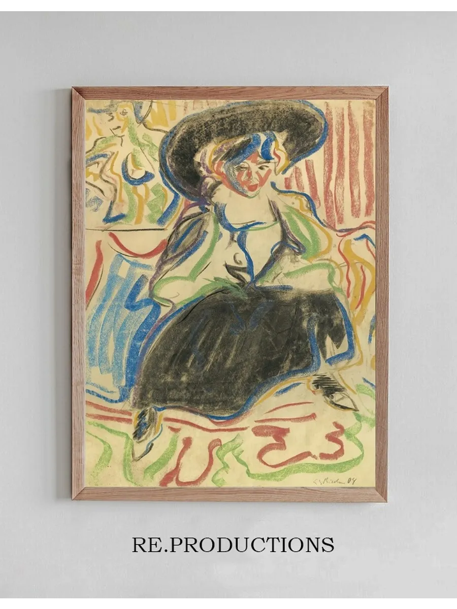 Sitzendes M dchen Mit Hut (Seated Girl With A Hat)