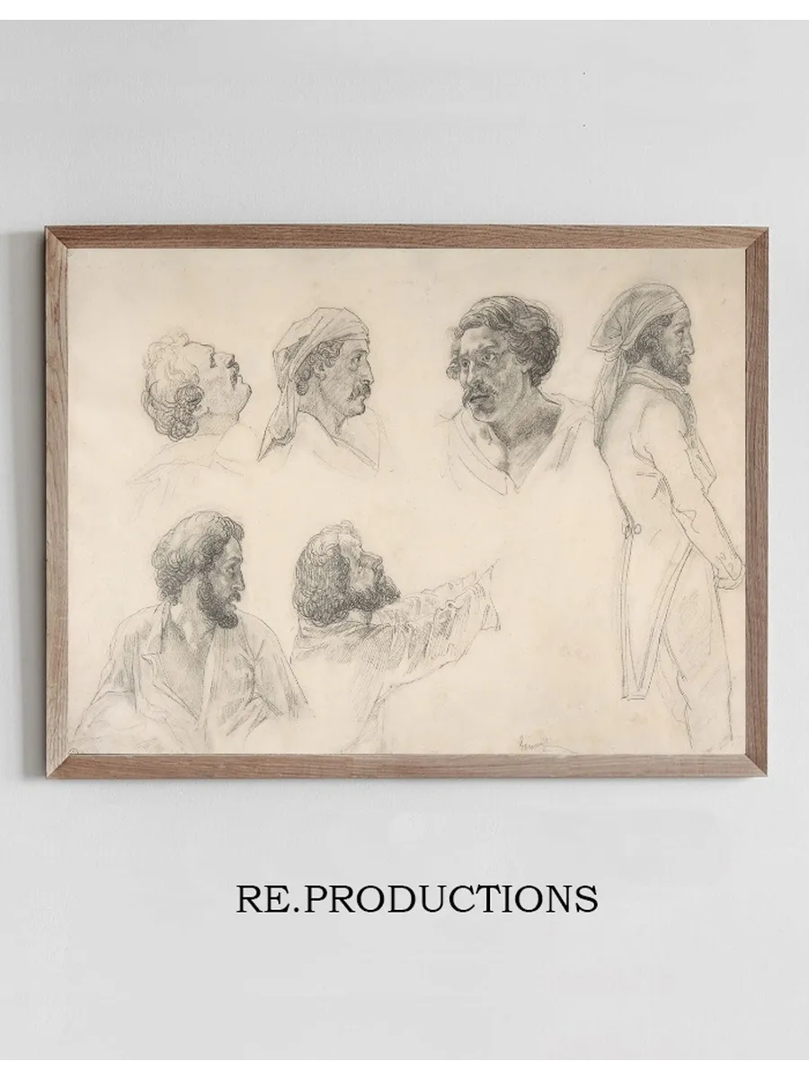 Six Studies for Corr Ard and Savigny in the Raft of the Medusa