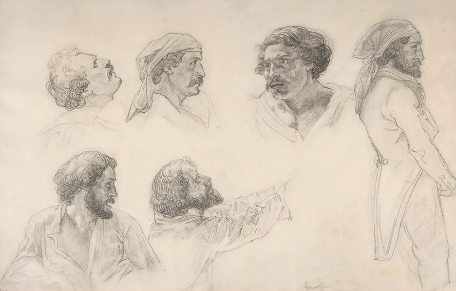 Six Studies for Corr Ard and Savigny in the Raft of the Medusa