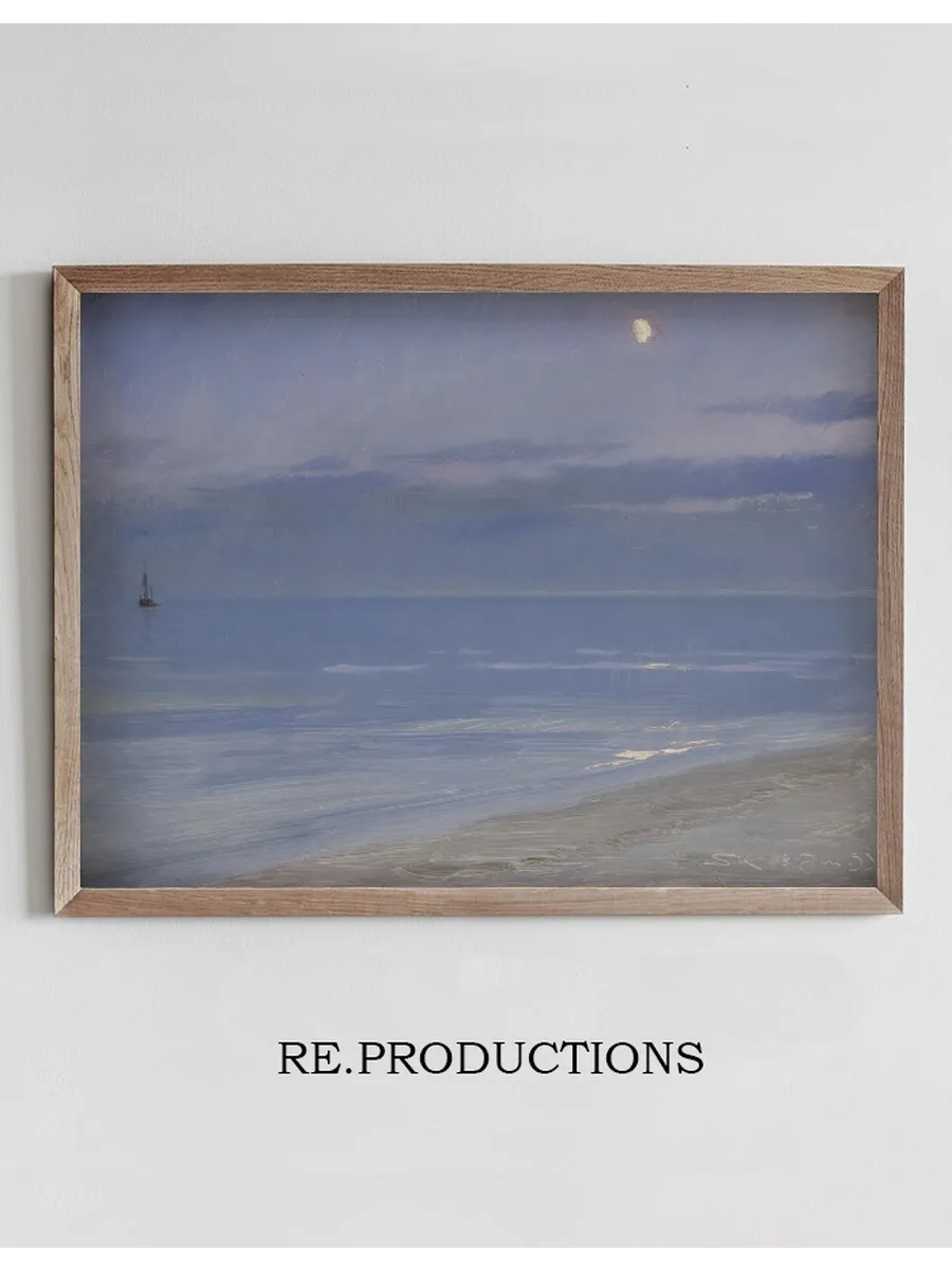 Skagen Beach in Moonlight