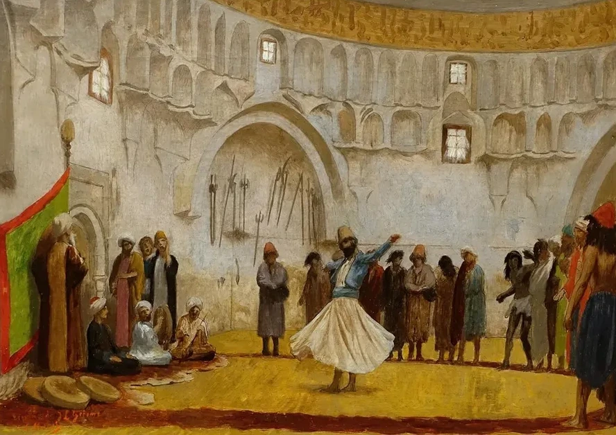 Sketch for le Derviche Tourneur (the Whirling Dervish)