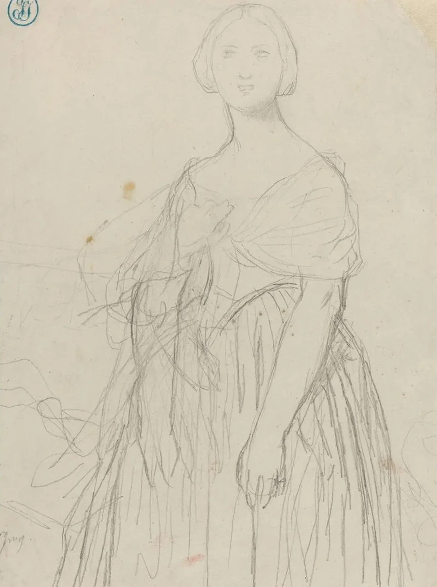 Sketch for Madame Moitessier
