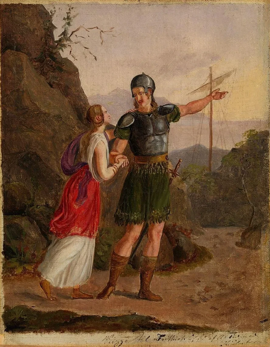 Sketch for The Departure of Fridtjof