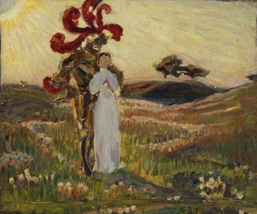 Sketch for The Knight and the Maid
