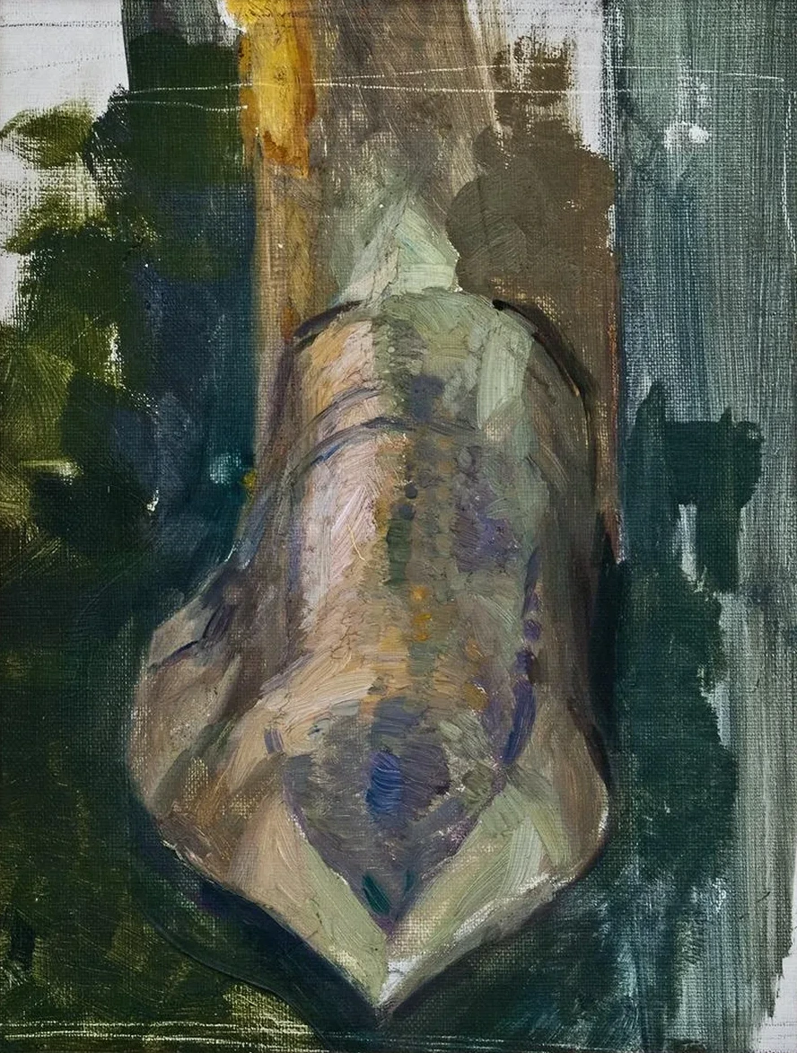 Sketch for The Knight and the Maiden (The Knight's Shoe)