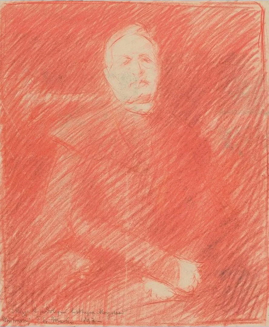 Sketch for a Portrait of Bishop Moyzes
