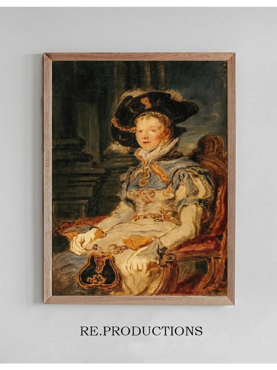 Sketch for a Portrait of a Woman in Renaissance Costume