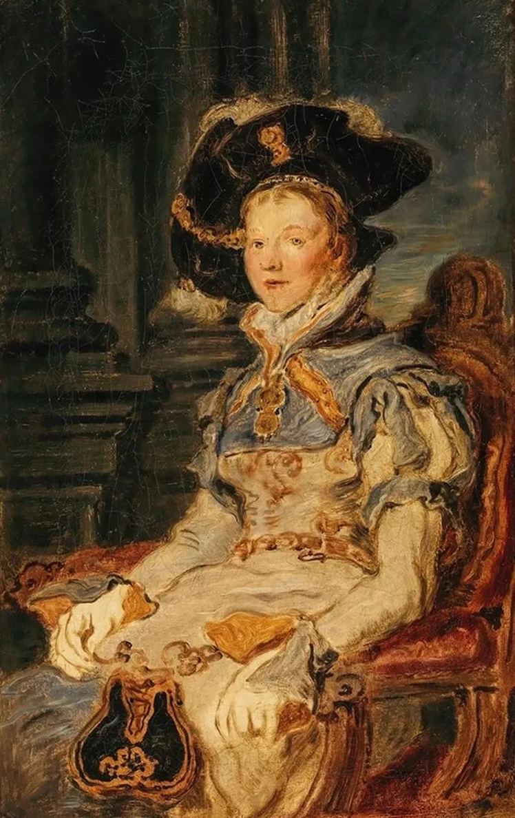 Sketch for a Portrait of a Woman in Renaissance Costume