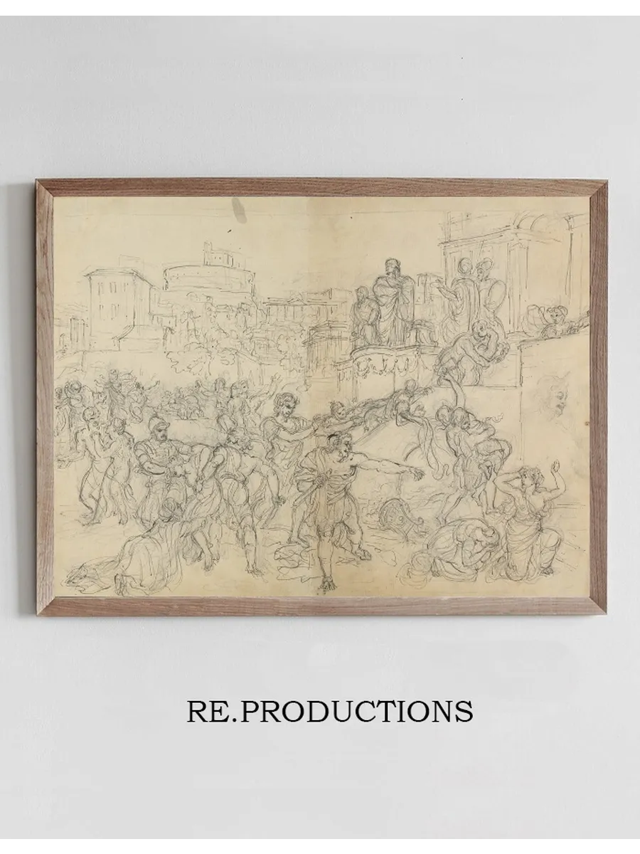Sketch of Goths Entering Rome, from Shakespeare's Play, Titus Andronicus
