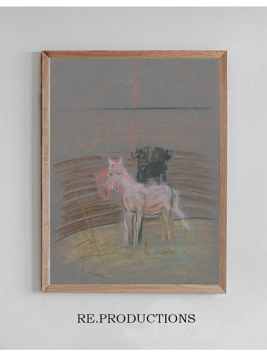 Sketch of a Horse in a Ring
