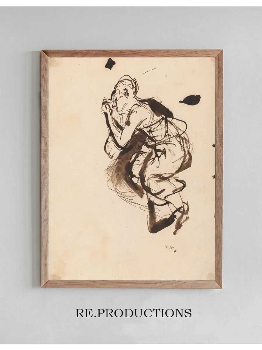 Sketch of a Sleeping Woman