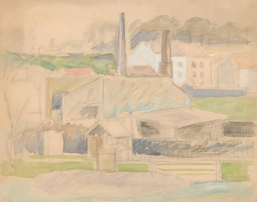 Sketch of a City Landscape