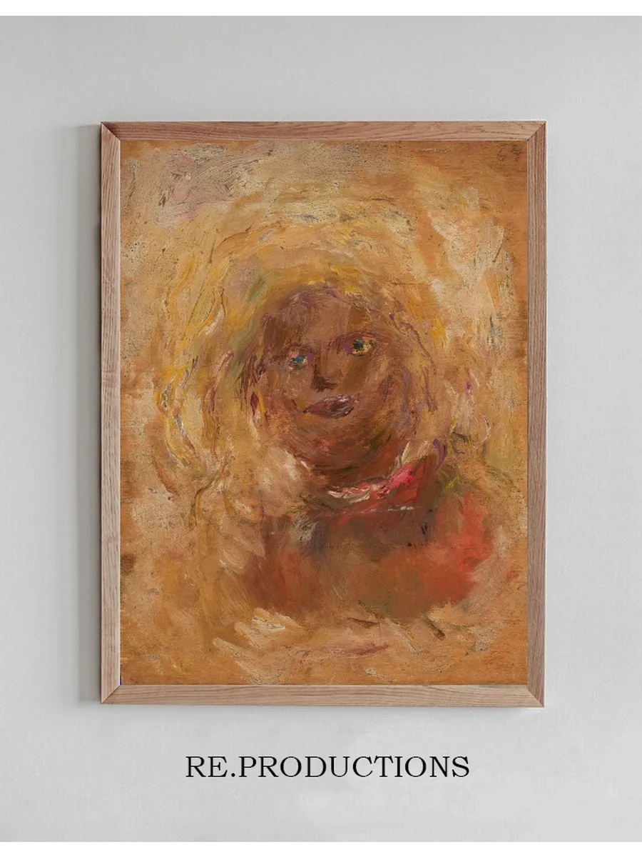 Sketch of a Head with Fair Hair