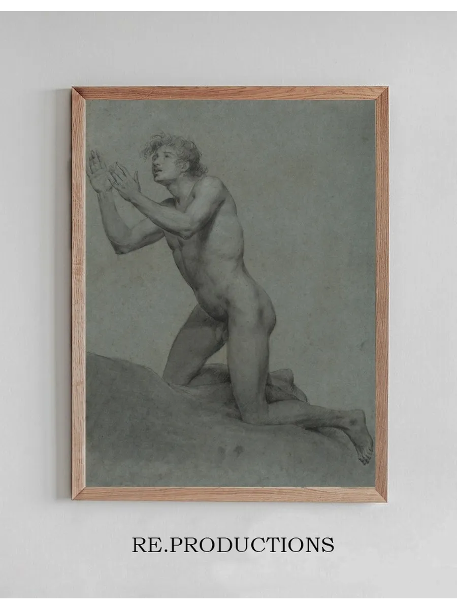 Sketch of a Male Nude - Lifestudy